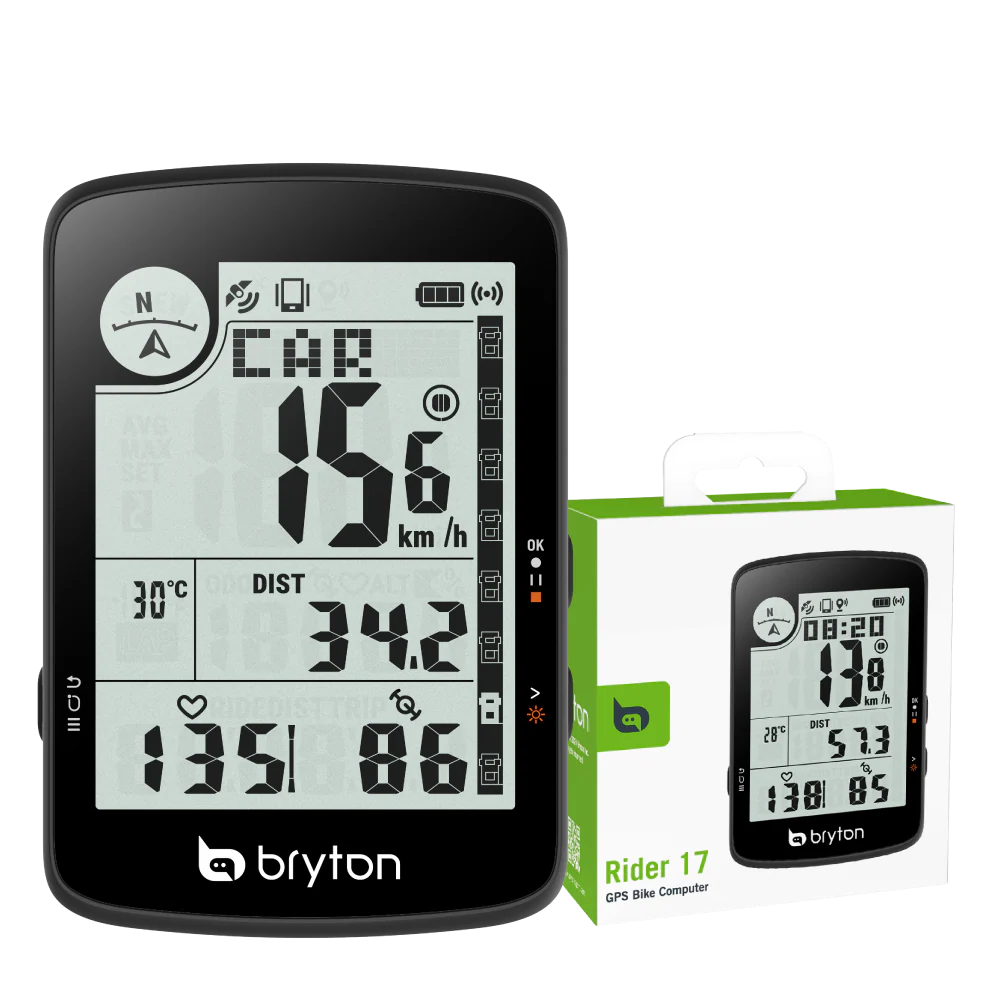 Bryton | Rider 17 | Ciclocomputer GPS essenziale