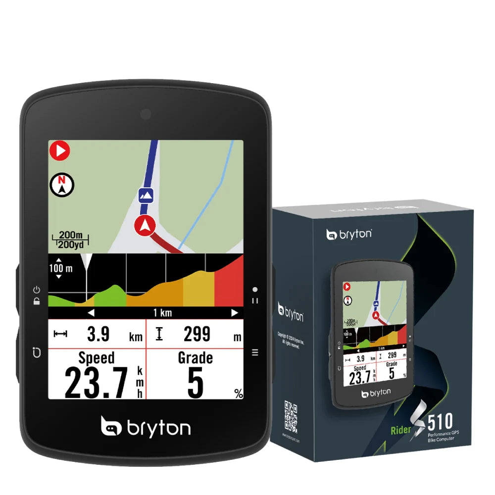 Bryton | Rider S510 E | Ciclocomputer GPS Touchscreen 2,8"