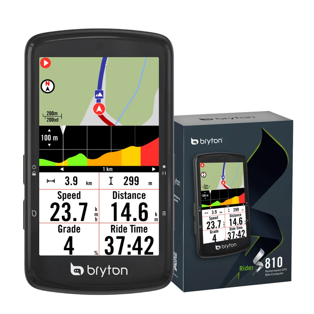 Bryton | Rider S810 E | Ciclocomputer GPS Touchscreen 3,5"