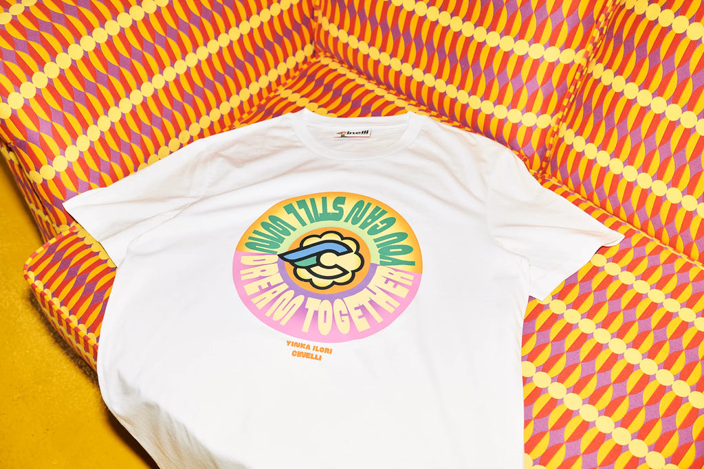 Cinelli | Yinka Ilori Dream Together White | T-Shirt Unisex
