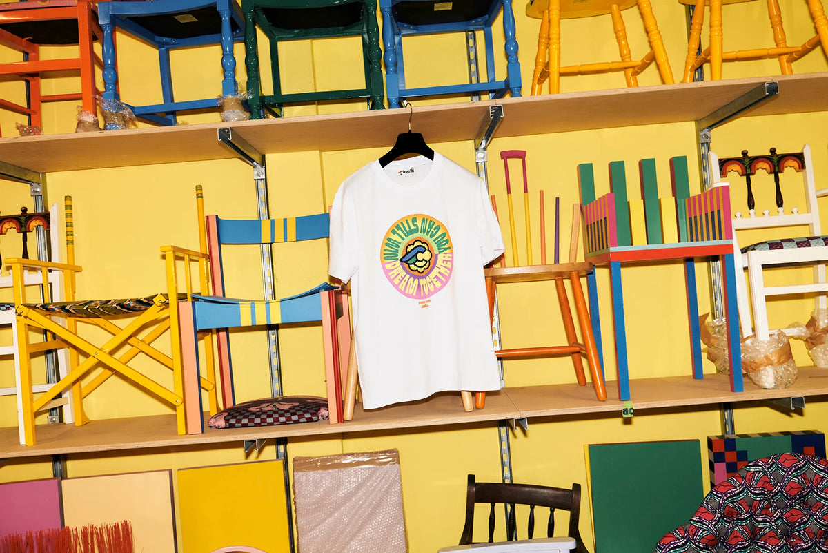 Cinelli | Yinka Ilori Dream Together White | T-Shirt Unisex