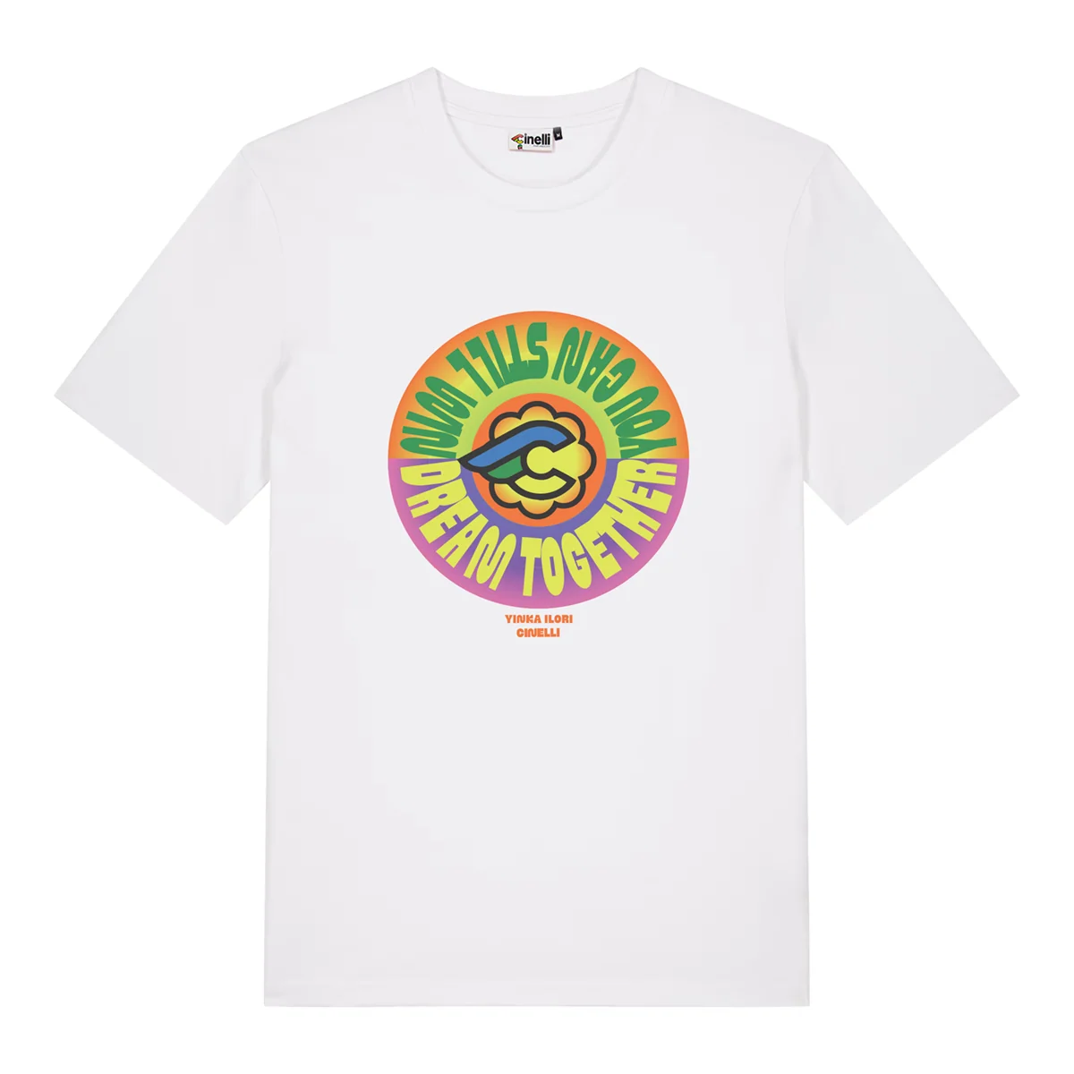 Cinelli | Yinka Ilori Dream Together White | T-Shirt Unisex