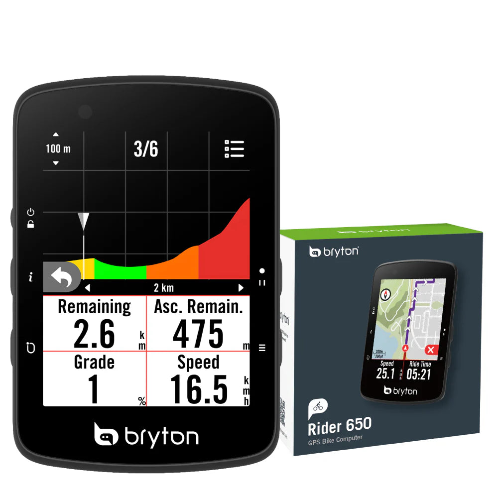 Bryton | Rider 650 | Ciclocomputer GPS touch a colori