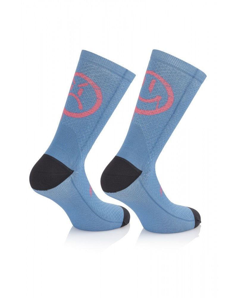 MB Wear | Smile Emotions | Calzino ciclismo Blu/Pink
