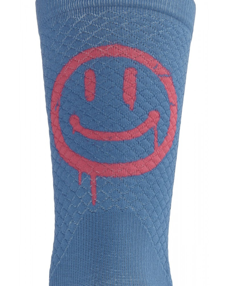 MB Wear | Smile Emotions | Calzino ciclismo Blu/Pink