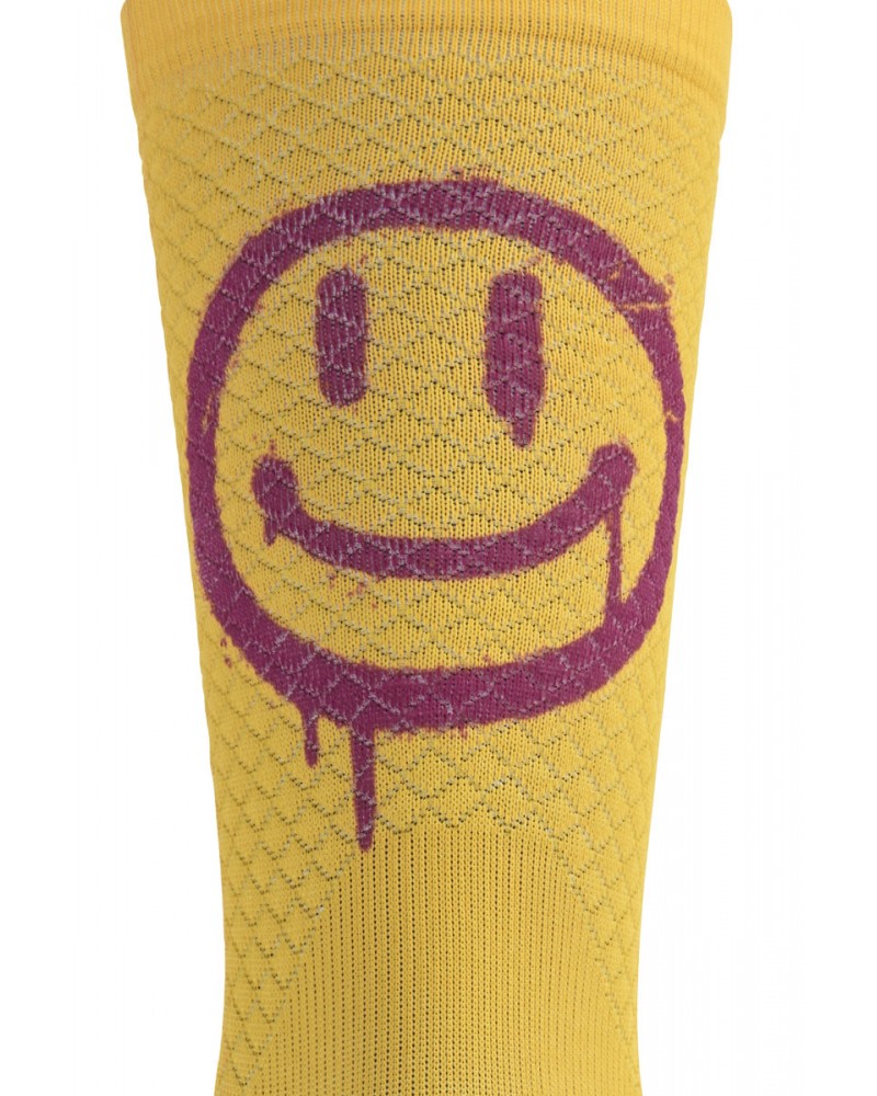 MB Wear | Smile Emotions | Calzino ciclismo Yellow