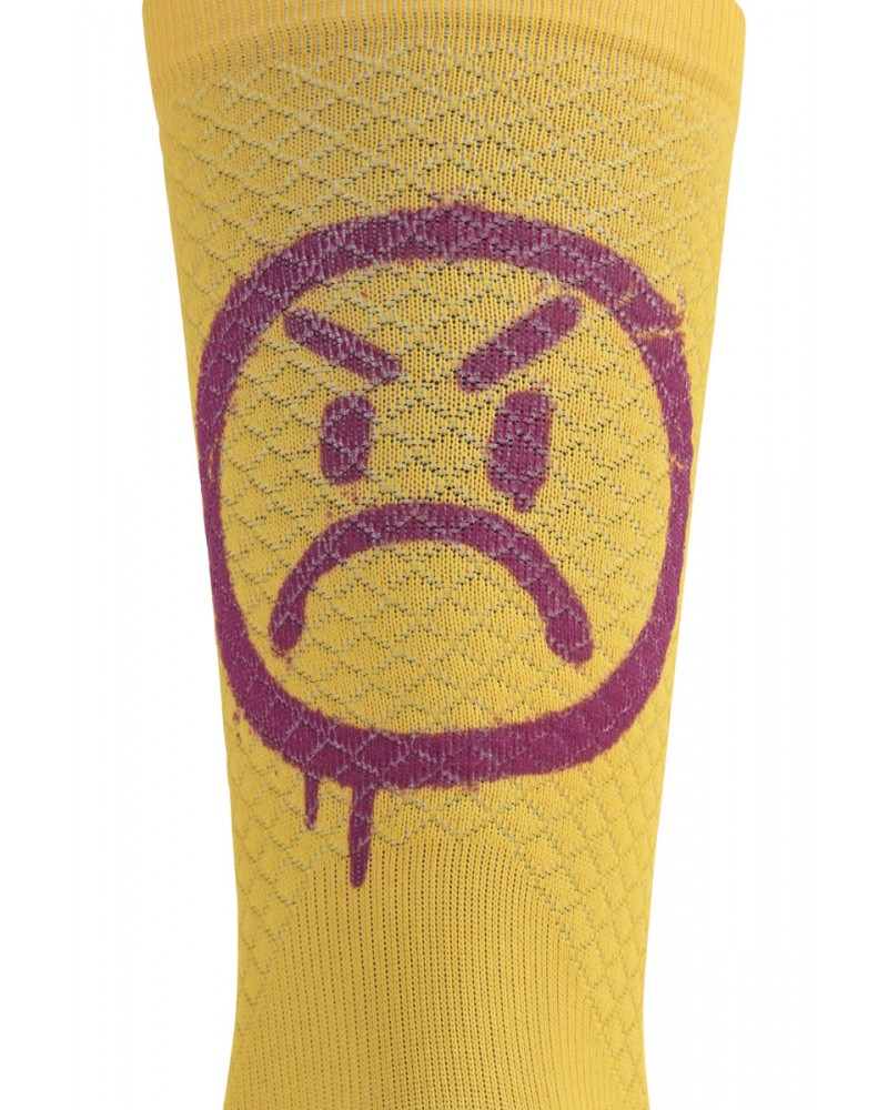 MB Wear | Smile Emotions | Calzino ciclismo Yellow