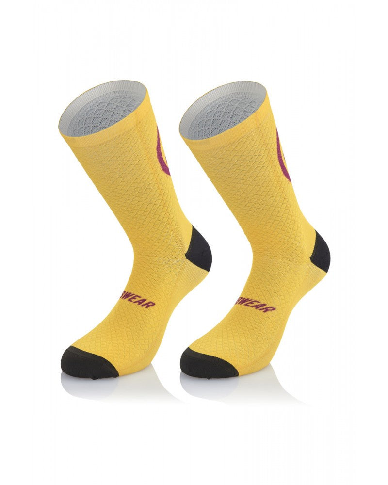 MB Wear | Smile Emotions | Calzino ciclismo Yellow